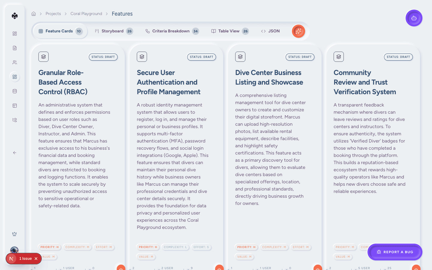 Database schema visualization