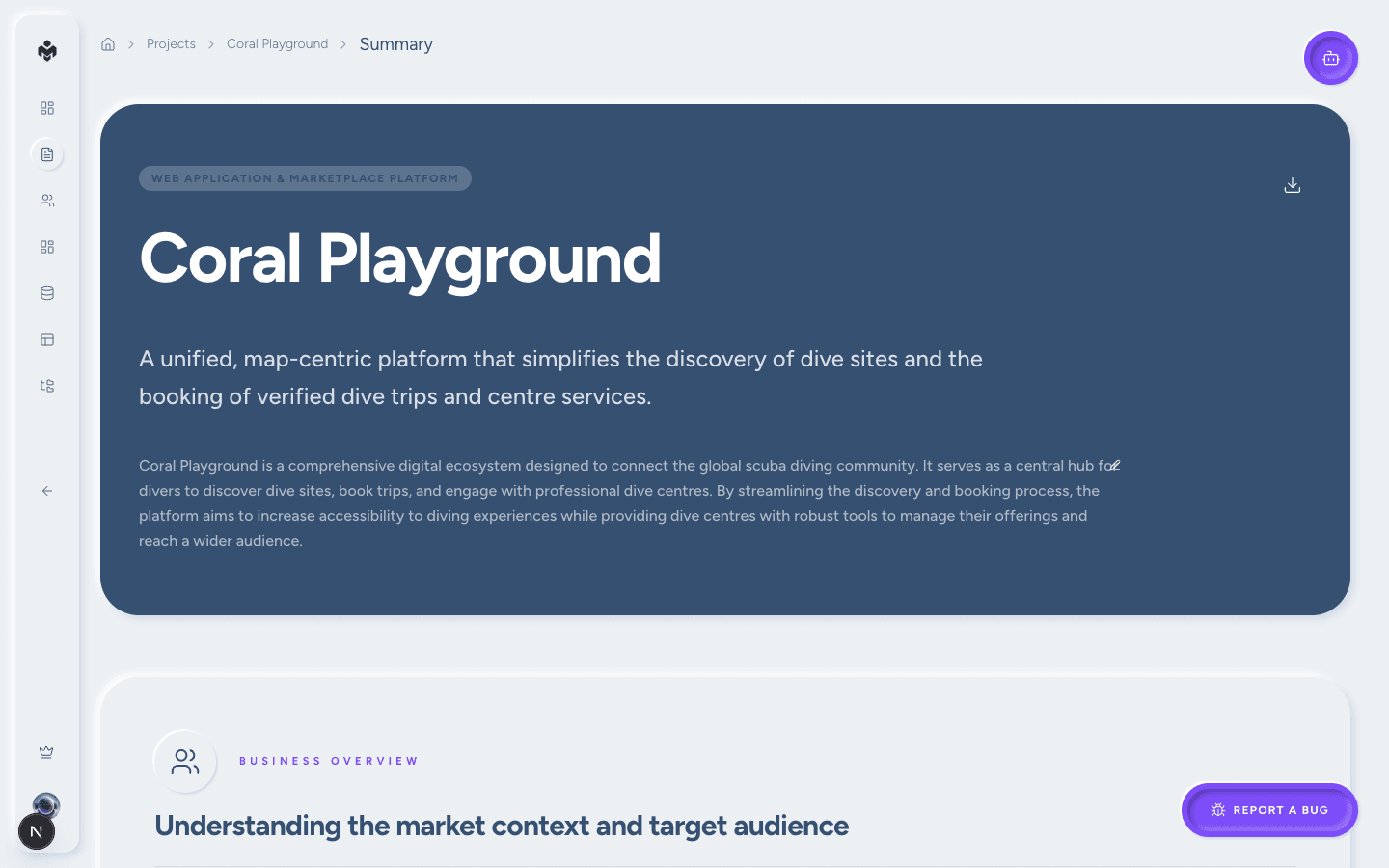 Persona profile with journey details