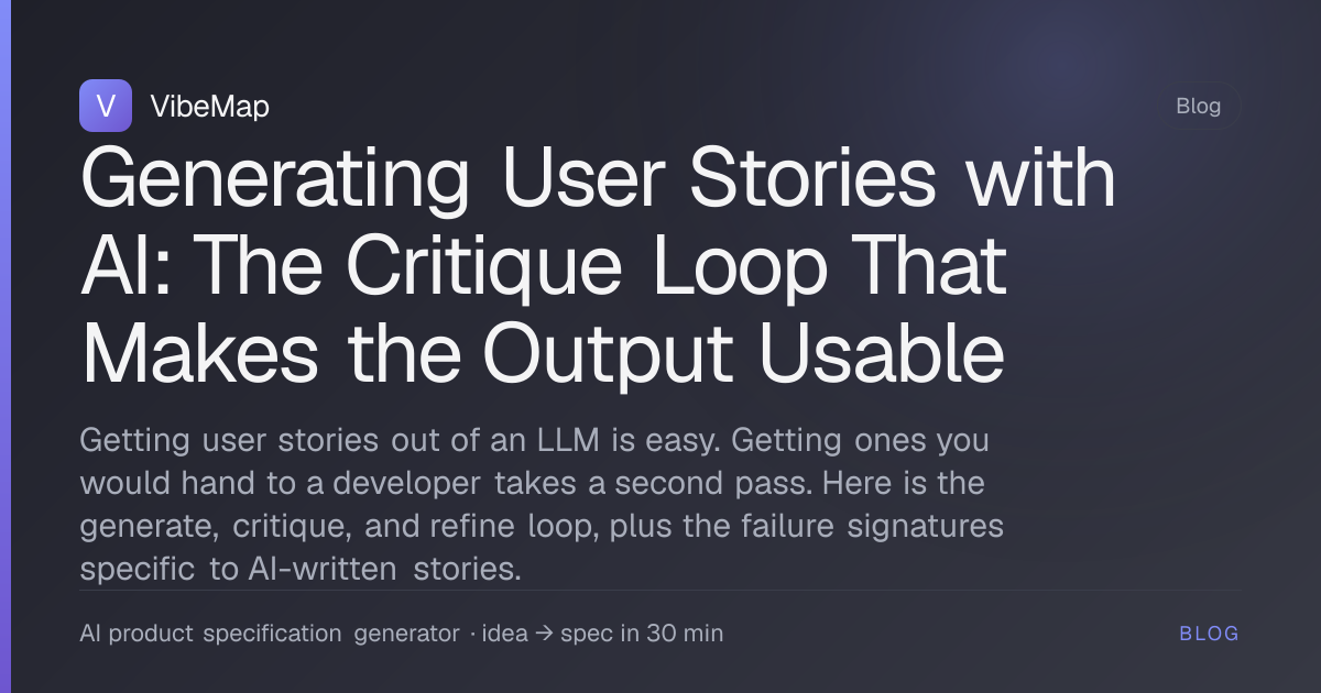 How to Use AI to Generate User Stories & Acceptance Criteria from a ...